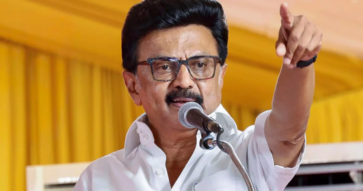 MK Stalin on Stage