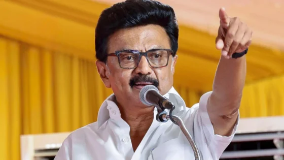 MK Stalin on Stage