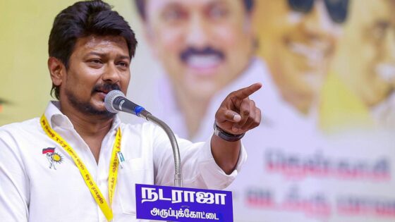 Udhayanidhi Stalin on Stage