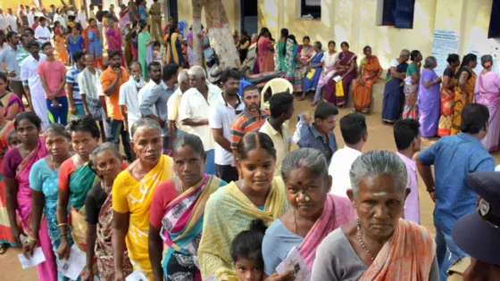 Record 85.15% Turnout in Tamil Nadu