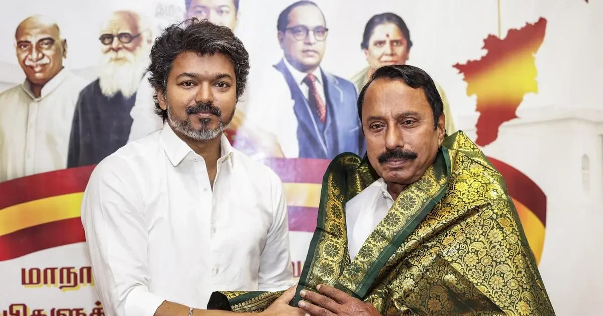 TVK Vijay and Sengottaiyan