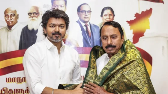 TVK Vijay and Sengottaiyan