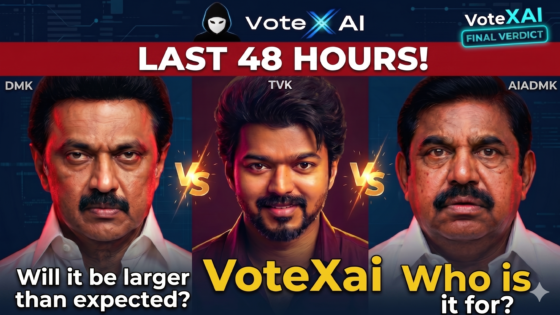 Exit Poll DMK vs AIADMK vs TVK