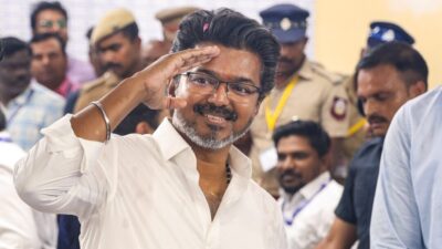 TVK Vijay Salute to the People